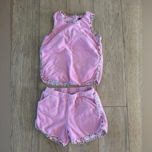 Maison Me Girls Terry Cloth Set Pink Size 7Y